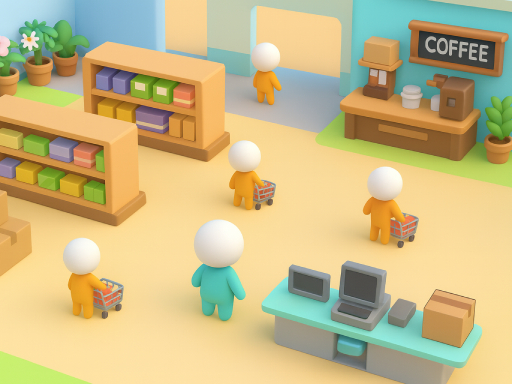 Play Big Supermarket Simulator